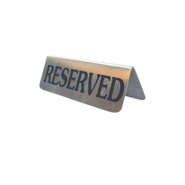 RESERVE PLATE