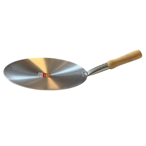 JIT ALUM WOOD HANDLE TAWA