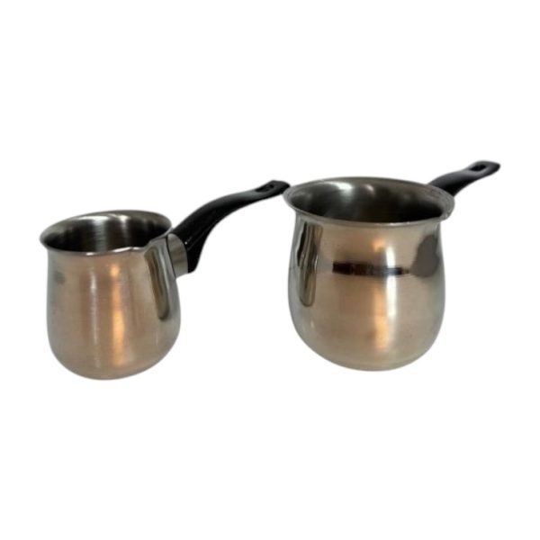 SS COFFEE WARMER PLAIN BLACK HANDLE LIGHT